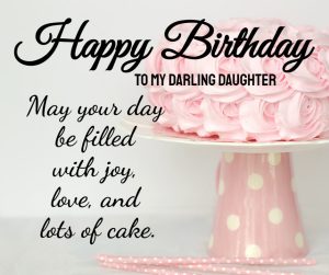 Happy birthday daughter