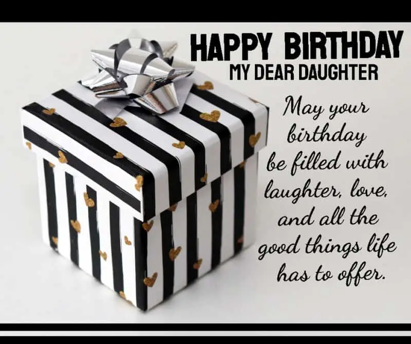 Happy birthday my dear daughter