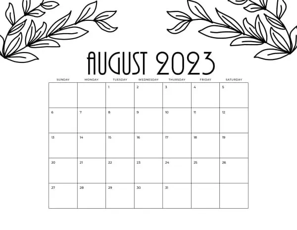 August 2023 - Leaves