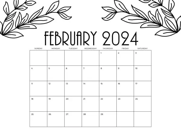 February 2024 - Leaves