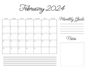 February 2024 Planner