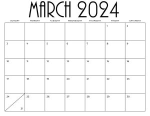 Blank Calendar