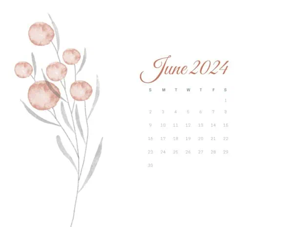 Watercolor flowers - June 2024