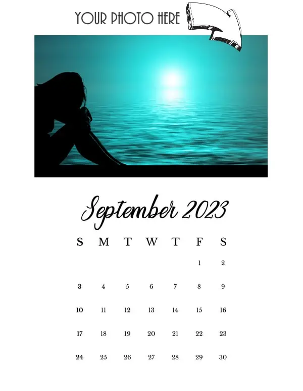 sep 23 - photo calendar
